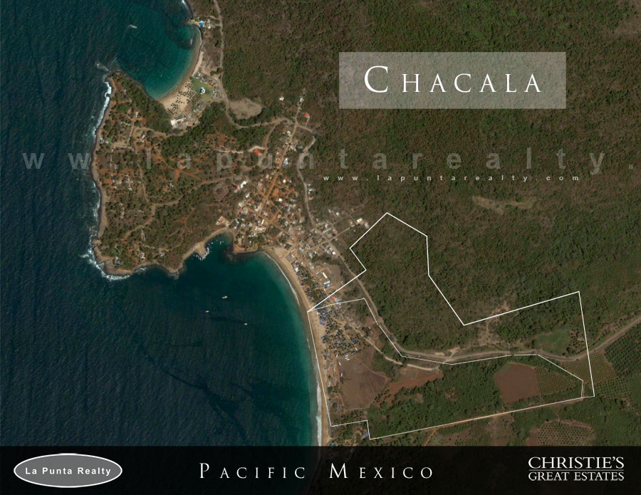 Chacala Peninsula Beach front lot for sale in Chacala México