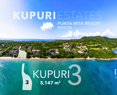 Kupuri Estates - Lot 3 - Punta Mita Resort luxury real estate - homesite beachfront residential resort low density community - real estate and vacation rentals