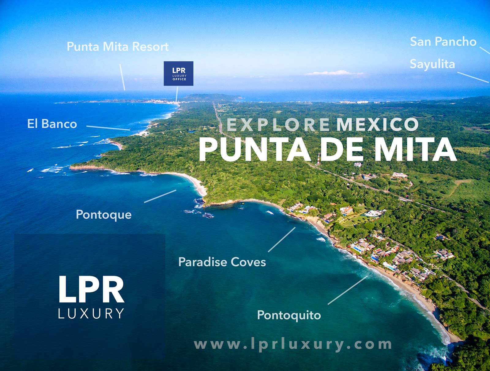 Explore for your dream home building lot with LPR Luxury. Land, luxury, leisure...Punta de Mita | Puerto Vallarta - Riviera Nayarit, Mexico