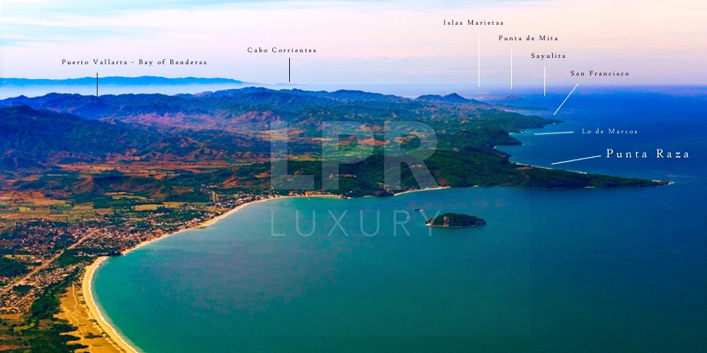 Punta Raza - Riviera Nayarit, Mexico - Hotel and residential development beachfront land for sale in Mexico